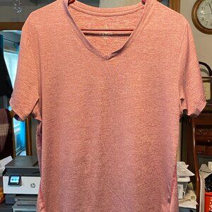 icyzone Womens Running Fitness Sport V-Neck T-Shirt Red XL